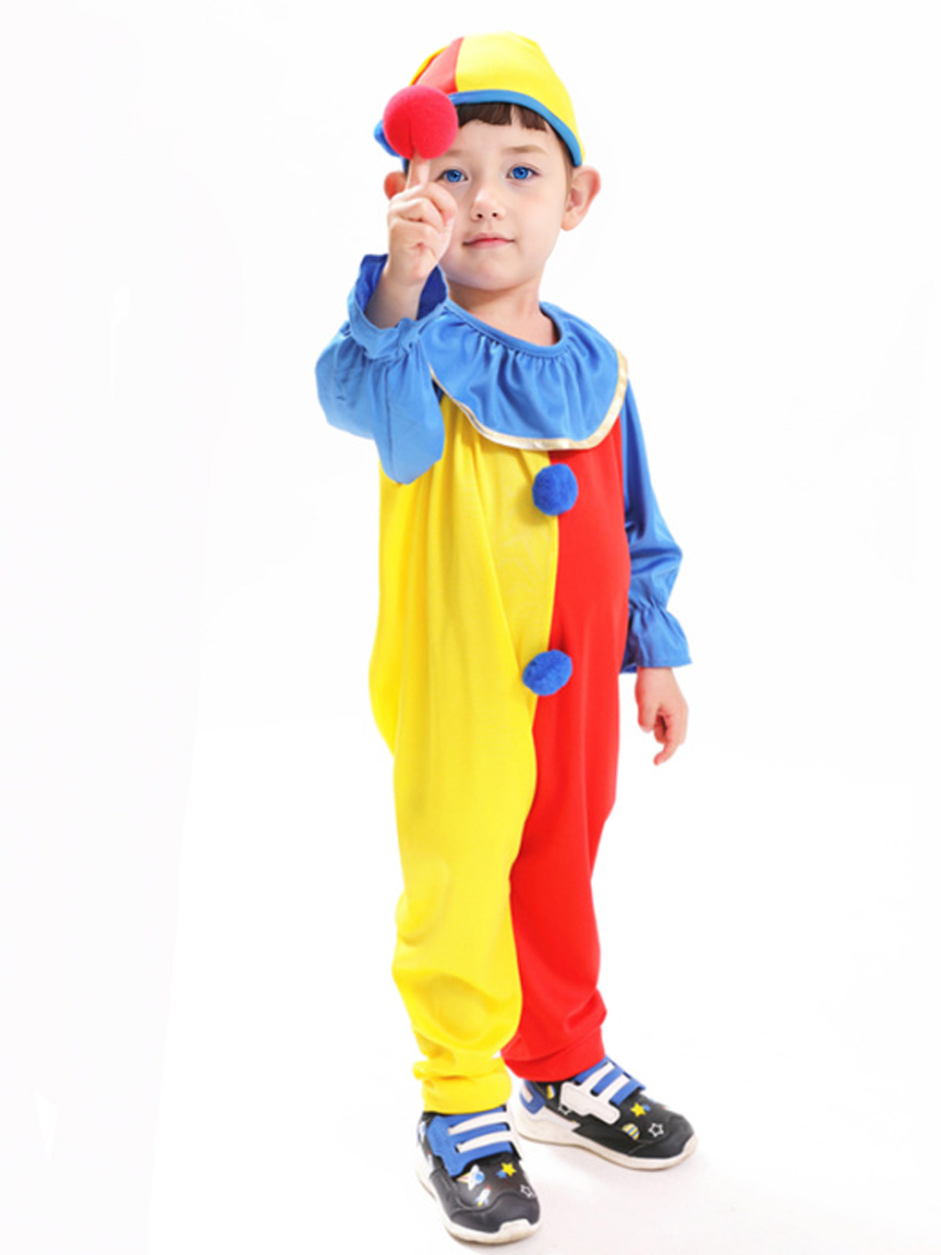 Kids Party Games - Kids Boys Carnival Cute Clown Costume
