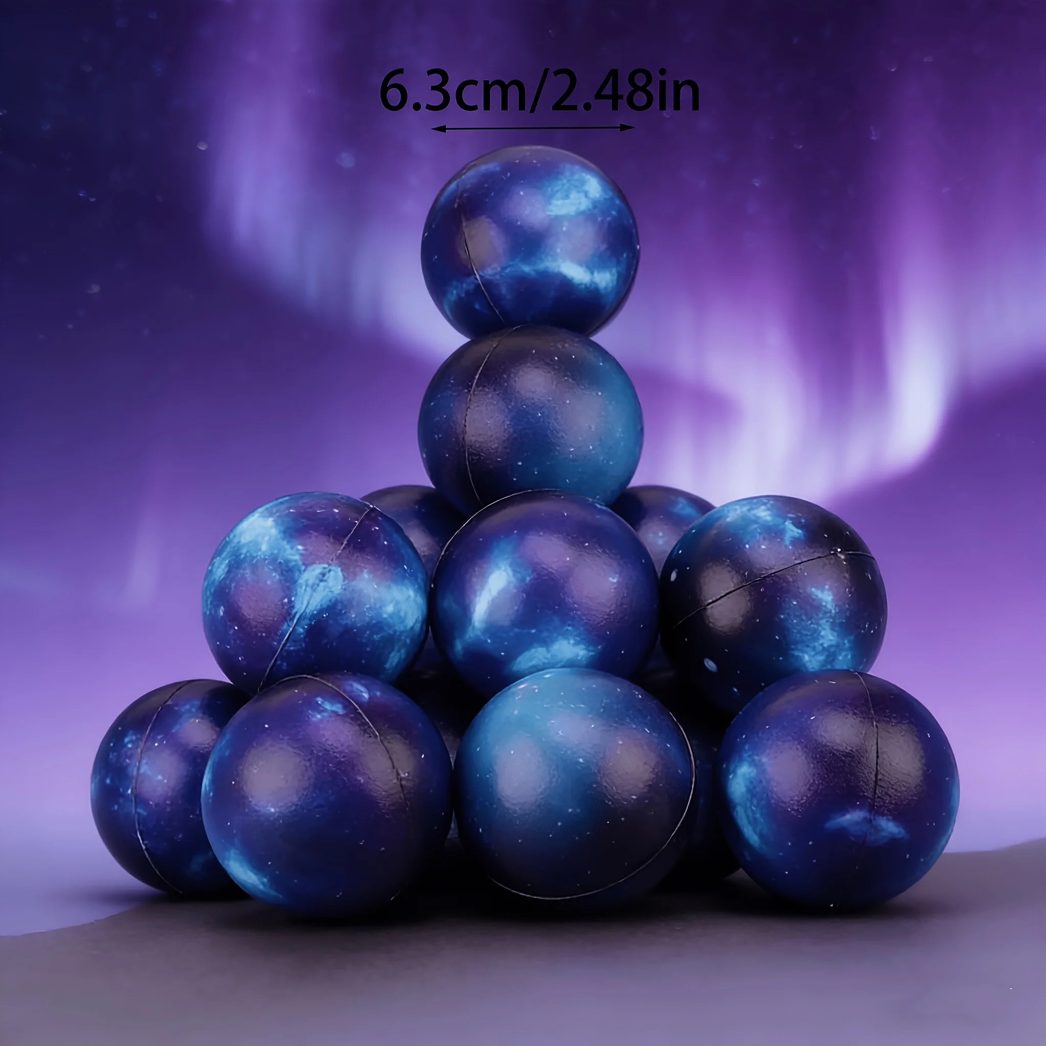 Party Games Physical - 6 2.48-inch star ball toys, party