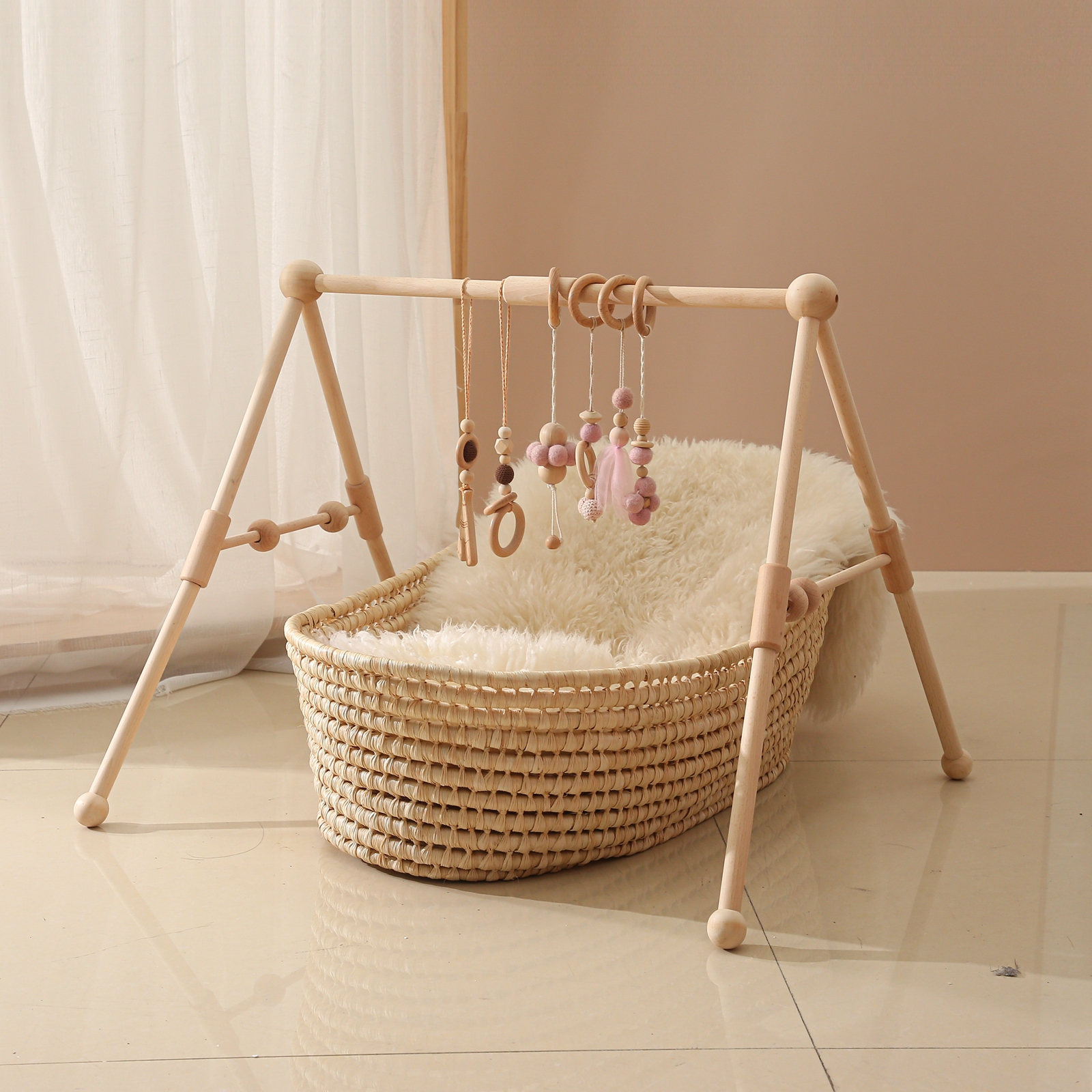 Party Games Baby Shower - Baby Wooden Toys Play Gym Ordic