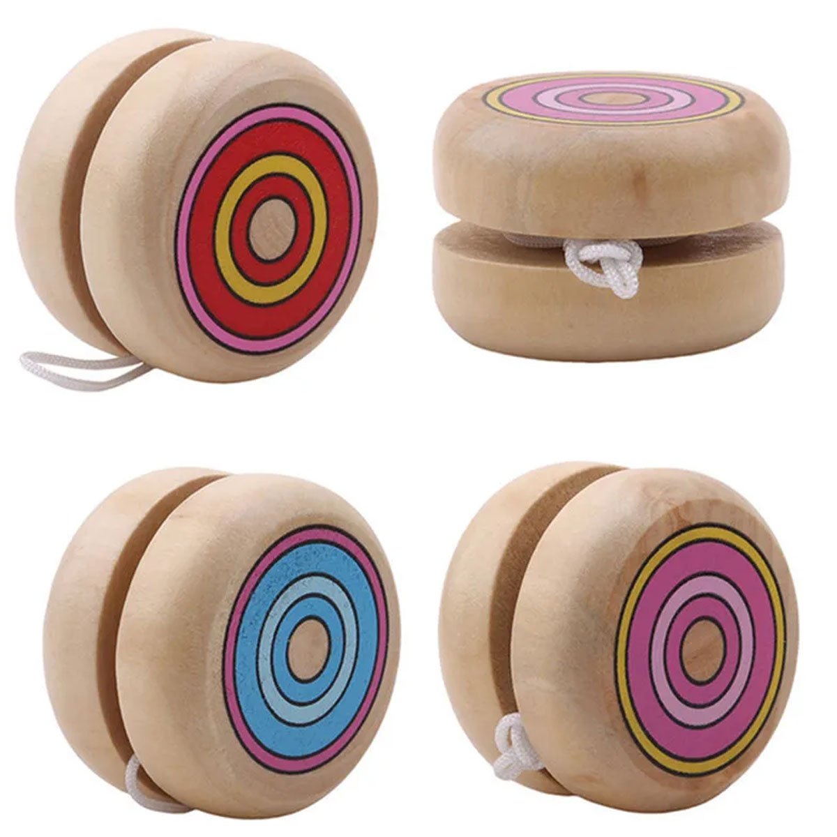 2pcs Wooden Circular Yo-Yo Bal - Party Games Physical recensione e prezzo