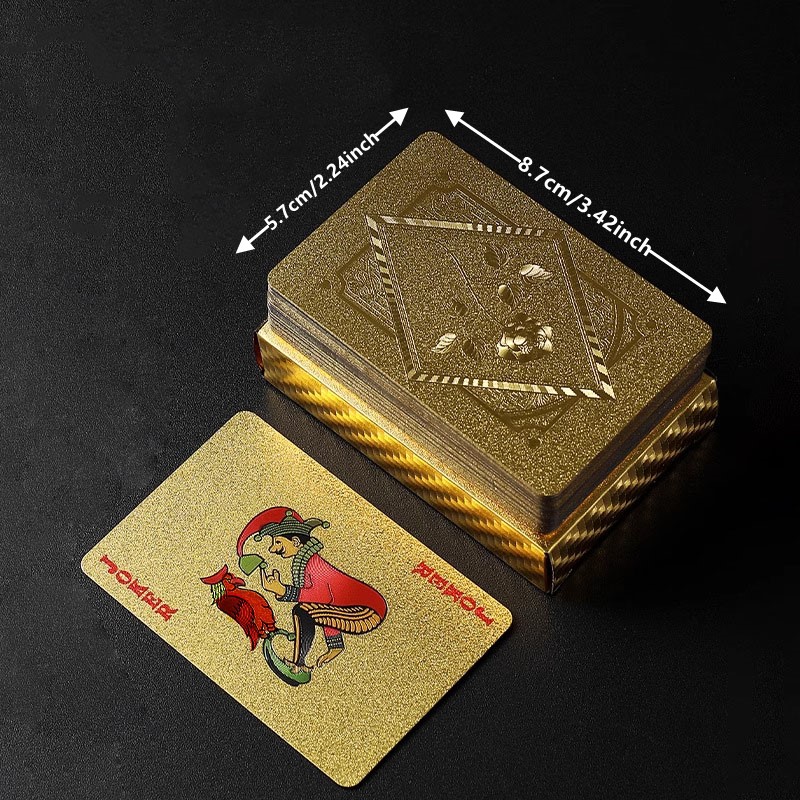 Gold Foil Skull Poker Cards Wa - Party Games Using Playing Cards recensione e prezzo