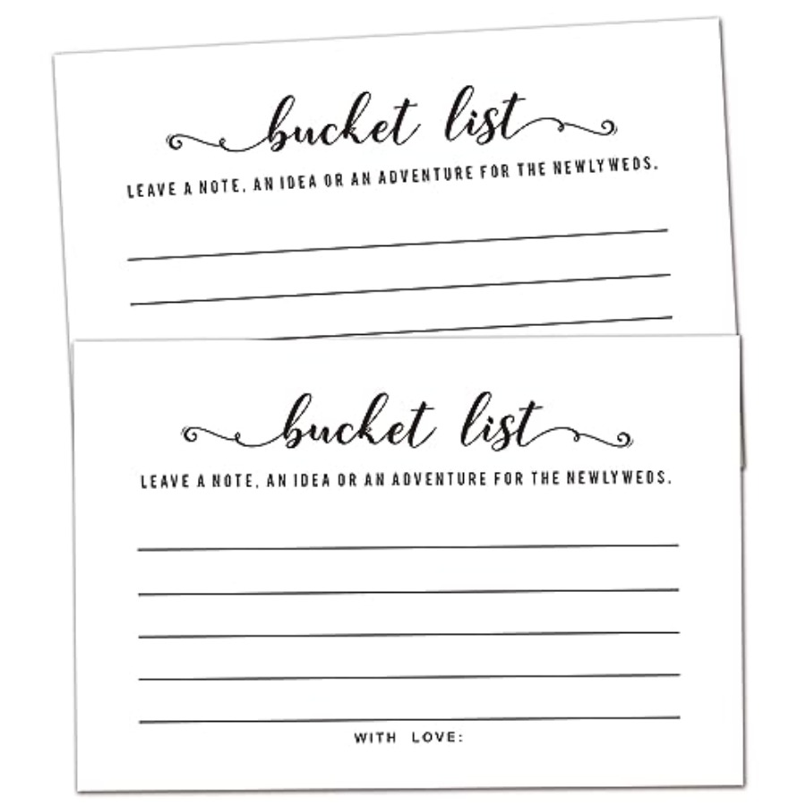 50 Wedding Bucket List Cards f - Party Games List recensione e prezzo