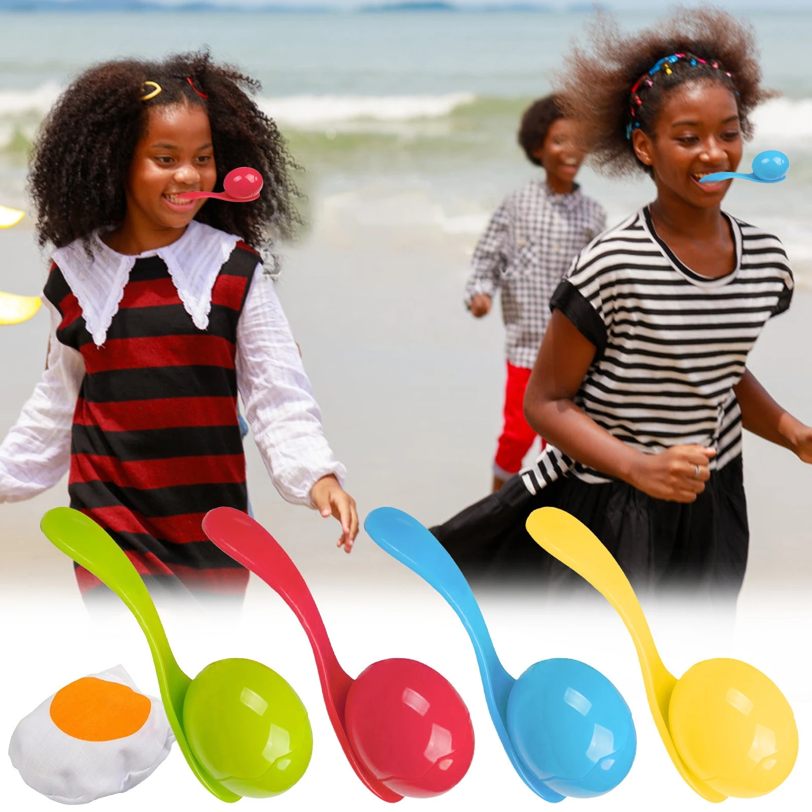 Set Egg And Spoon Game For Kid - Party Games Juego recensione e prezzo