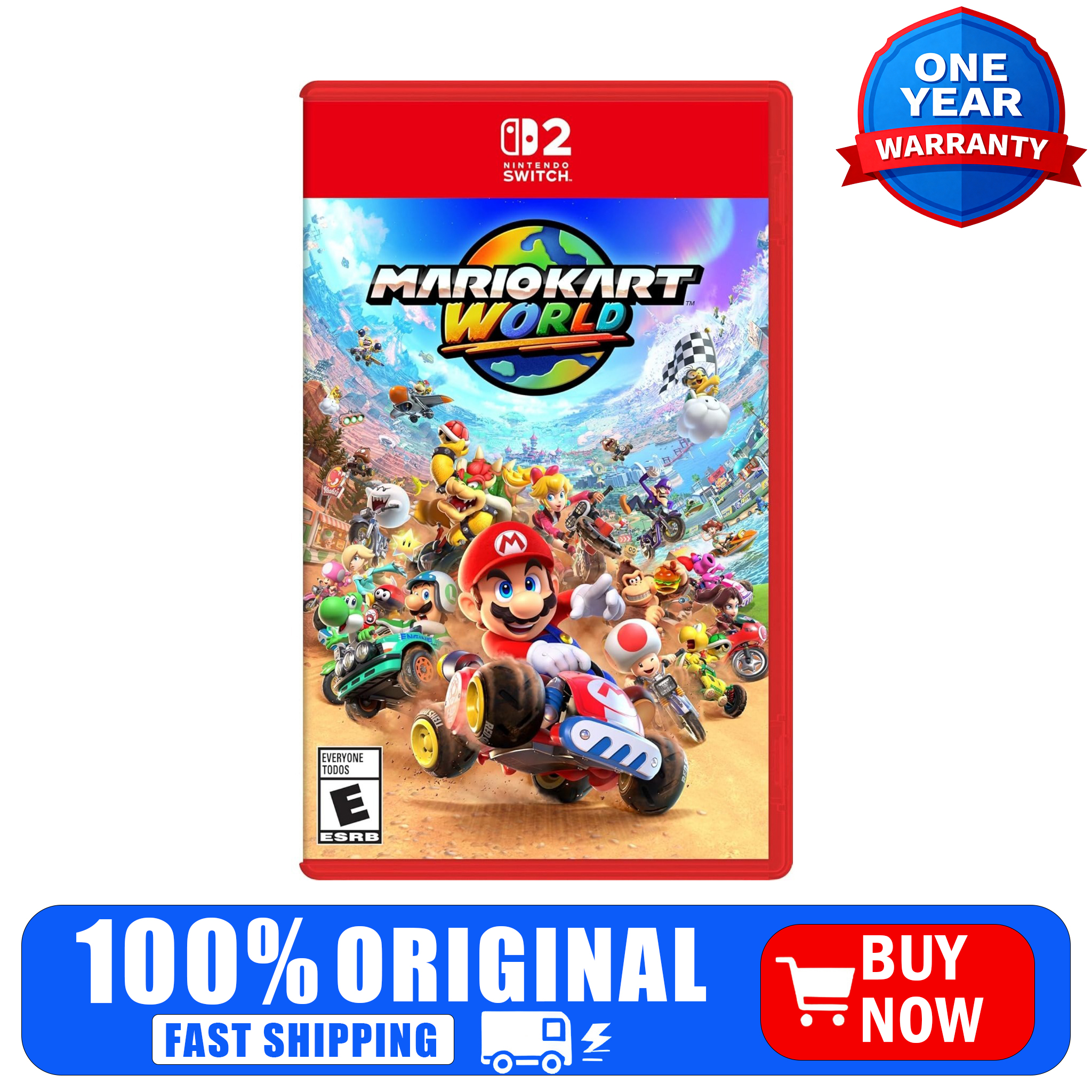 Mario Kart World Physical Vide - Party Games Switch 2 recensione e prezzo