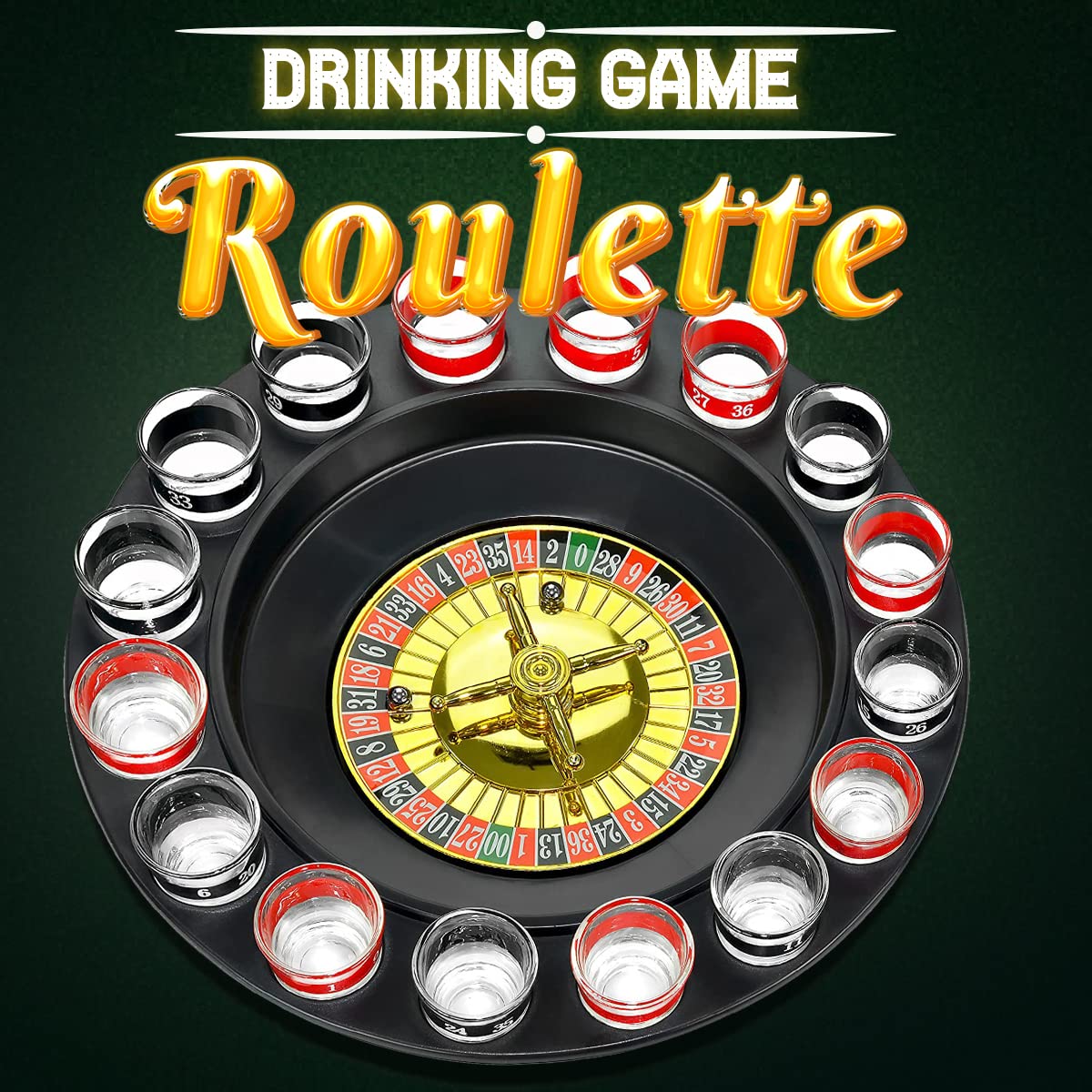 16 Cups Rotating Drinking Game - Party Games Juego recensione e prezzo