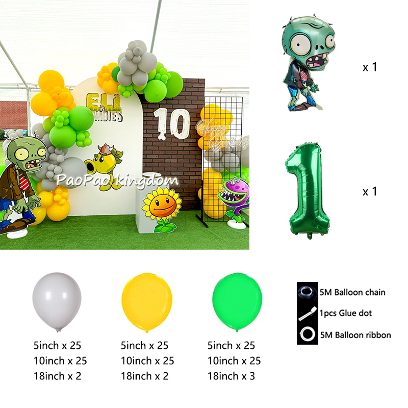 Plants Vs Zombies Balloons Car - Party Games Baby Shower recensione e prezzo