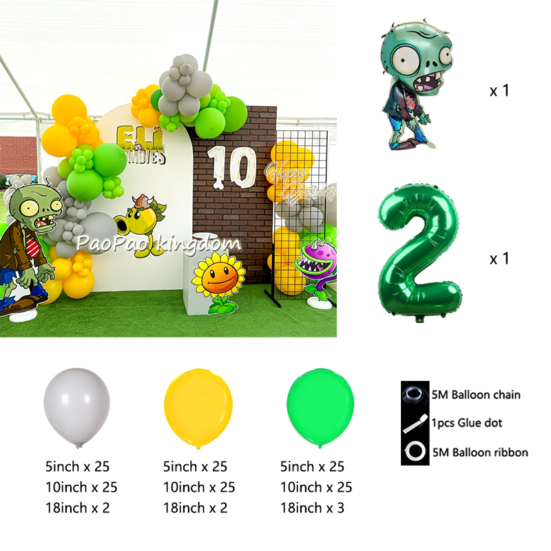 Plants Vs Zombies Balloons Car - Party Games Baby Shower recensione e prezzo