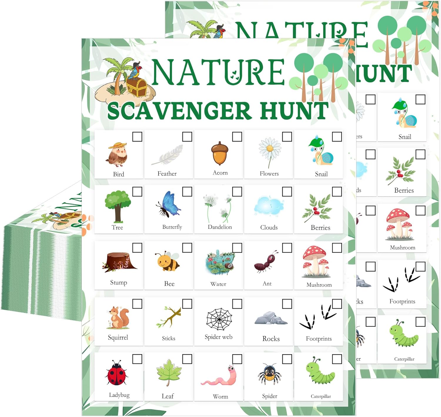 Nature Scavenger Hunt Card 5 x - Scavenger Hunt Card recensione e prezzo