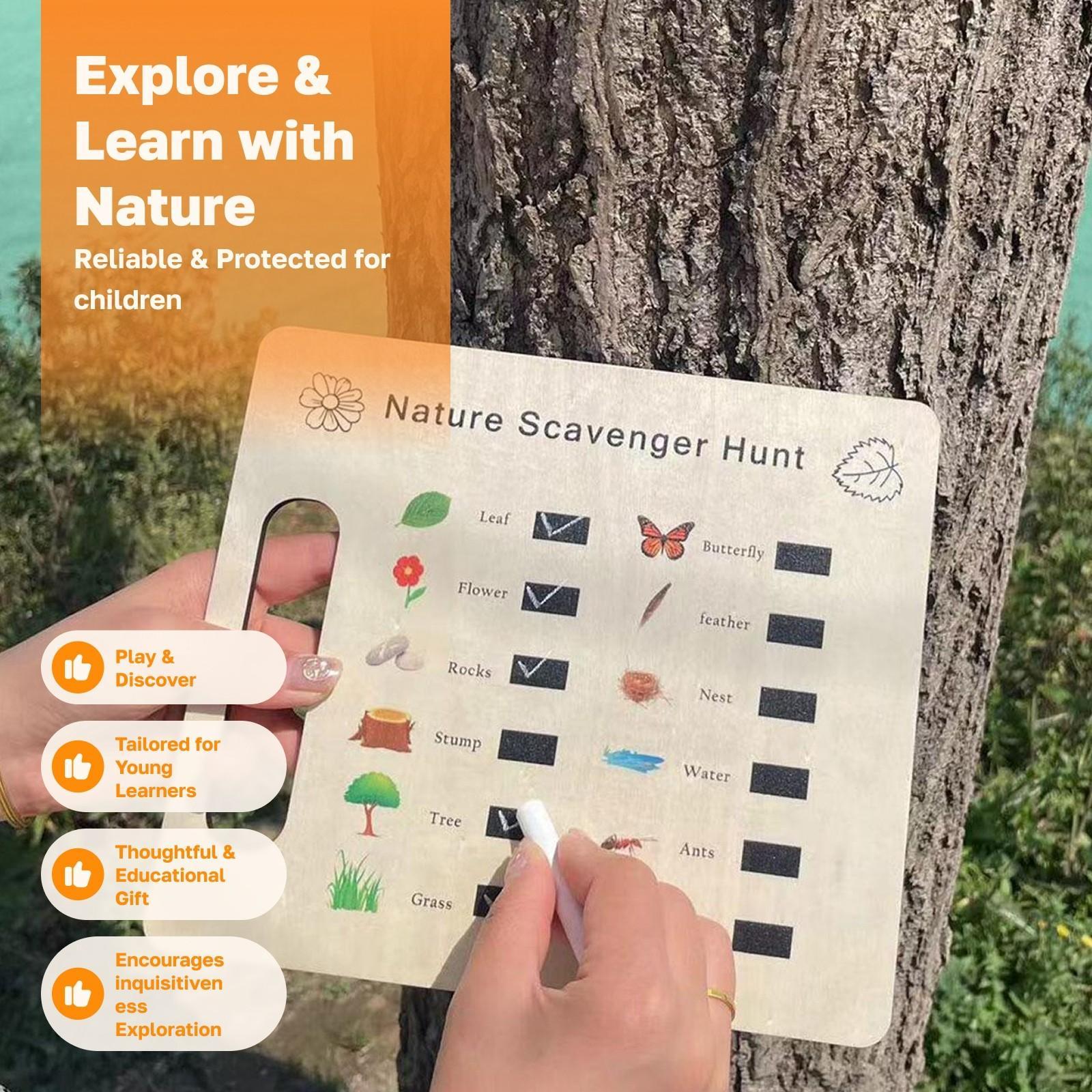 Nature Exploration Toys Find T - Scavenger Hunt Card recensione e prezzo