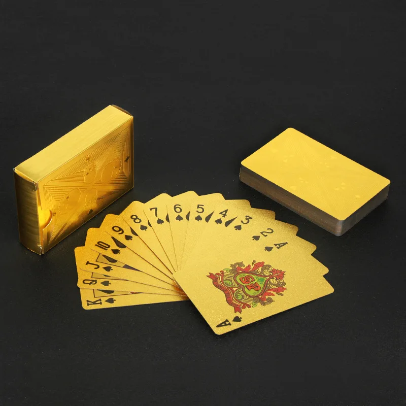 Gold Foil Skull Poker Cards Wa - Party Games Using Playing Cards recensione e prezzo