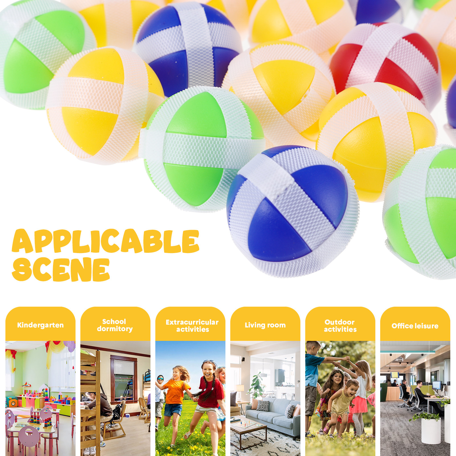 25Pcs Sticky Balls for Fabric  - Party Games Physical recensione e prezzo