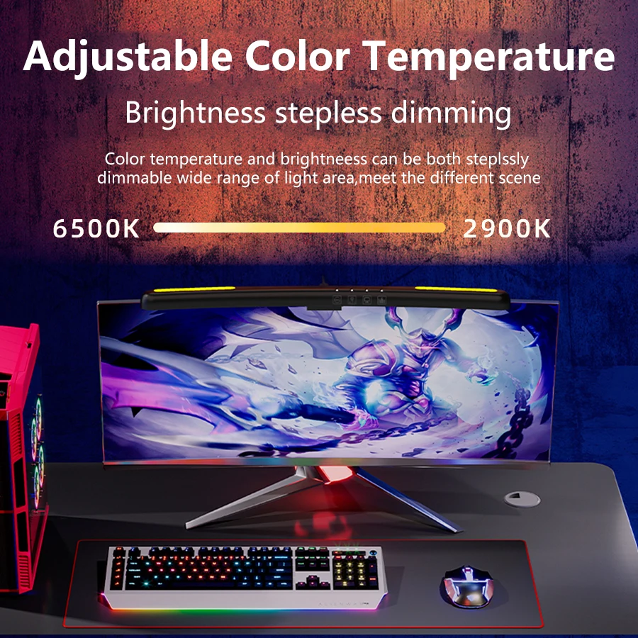 USB Stepless Dimming Screen Ha - Party Games On Switch recensione e prezzo