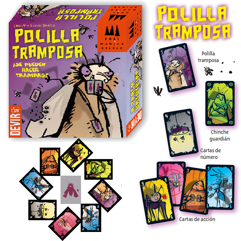 Spanish Polilla Tramposa Card  - Party Games Juego recensione e prezzo