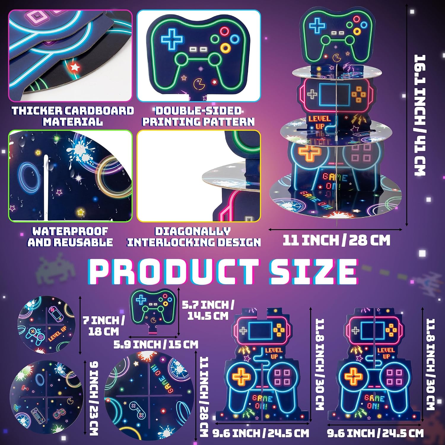 Homiva Store Neon Video Game C - Kids Party Games recensione e prezzo