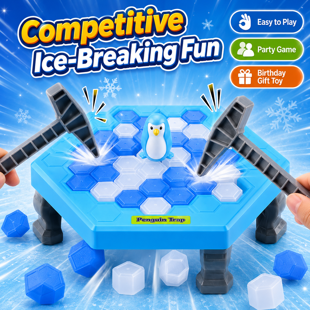 Penguin Breaking Ice Table Gam - Party Games Juego recensione e prezzo