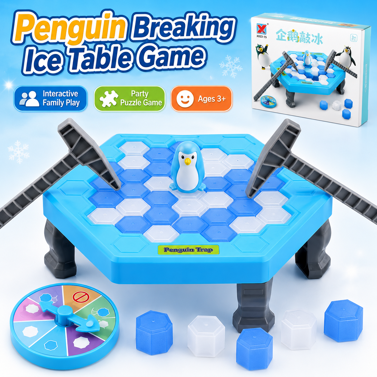 Penguin Breaking Ice Table Gam - Party Games Juego recensione e prezzo