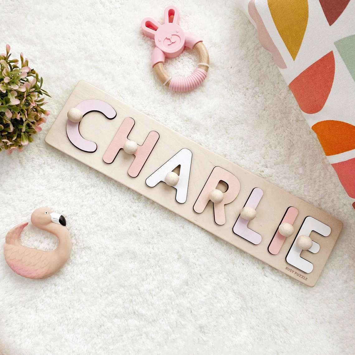 Personalized Name Puzzle With  - Party Games Baby Shower recensione e prezzo