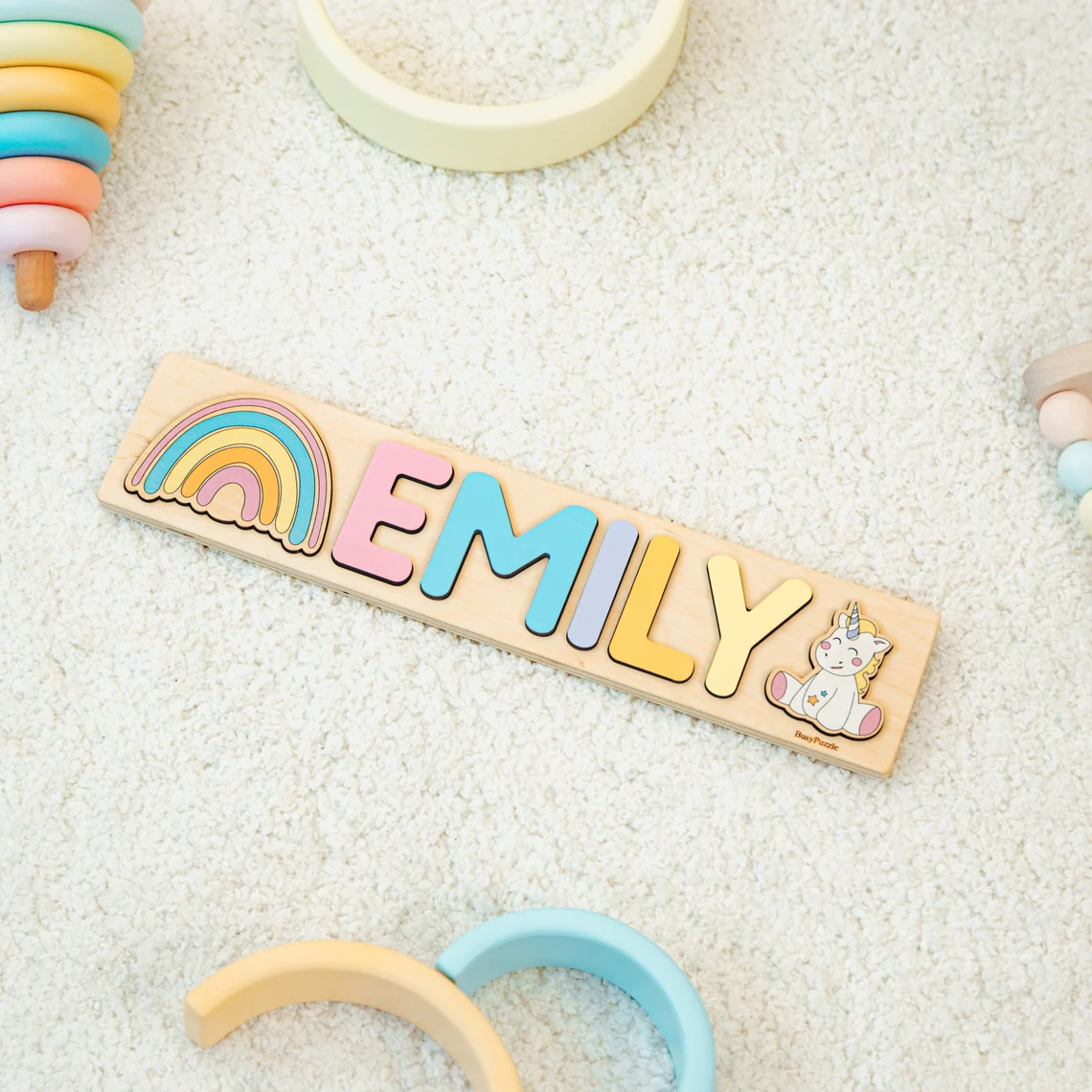 Personalized Name Puzzle With  - Party Games Baby Shower recensione e prezzo