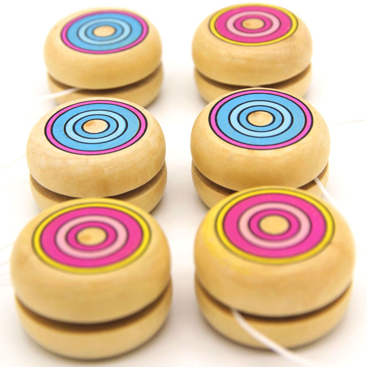 2pcs Wooden Circular Yo-Yo Bal - Party Games Physical recensione e prezzo
