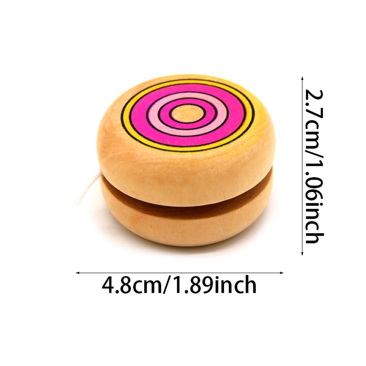 2pcs Wooden Circular Yo-Yo Bal - Party Games Physical recensione e prezzo