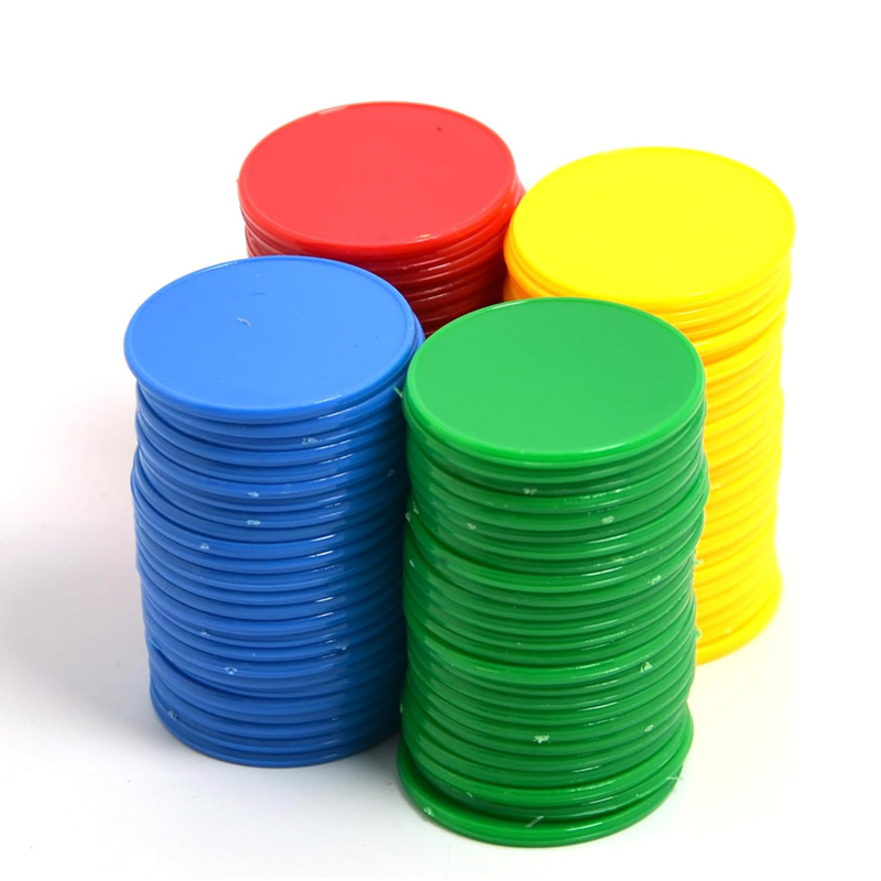 Bingo Markers Chips 37MM 4 Col - Party Games Juego recensione e prezzo