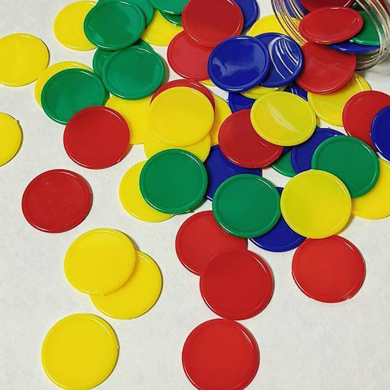 Bingo Markers Chips 37MM 4 Col - Party Games Juego recensione e prezzo