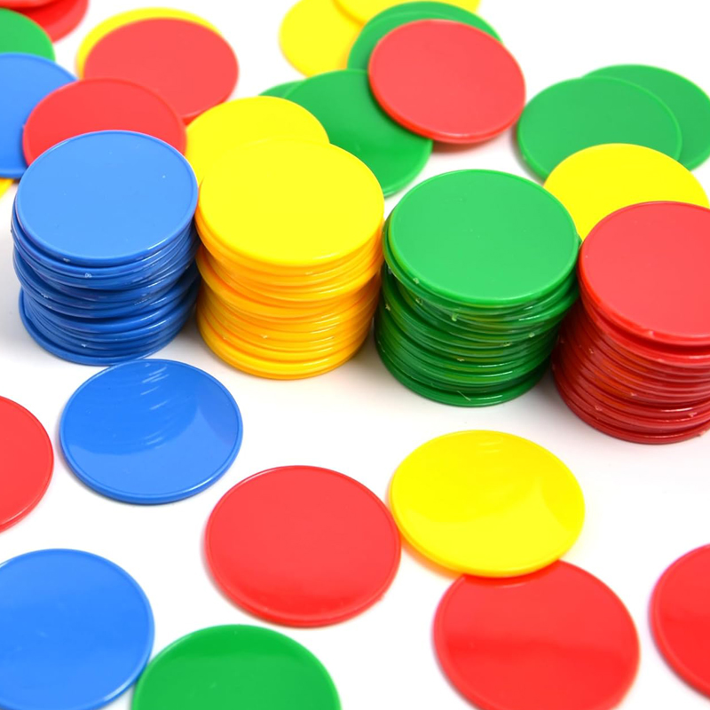 Bingo Markers Chips 37MM 4 Col - Party Games Juego recensione e prezzo