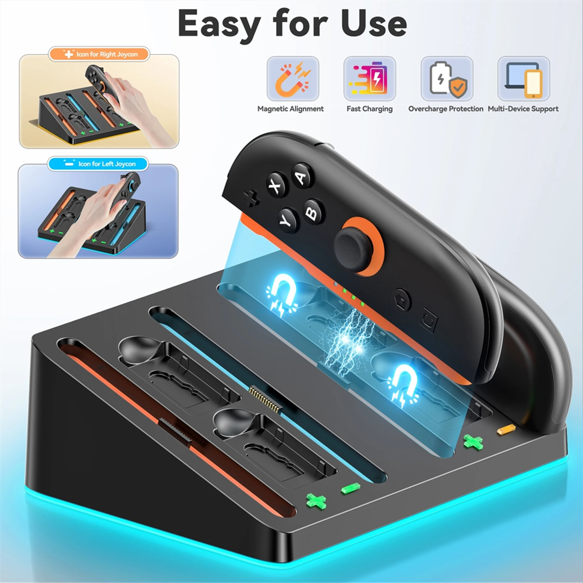 New 3C-Charging Dock for Switc - Party Games Switch 2 recensione e prezzo
