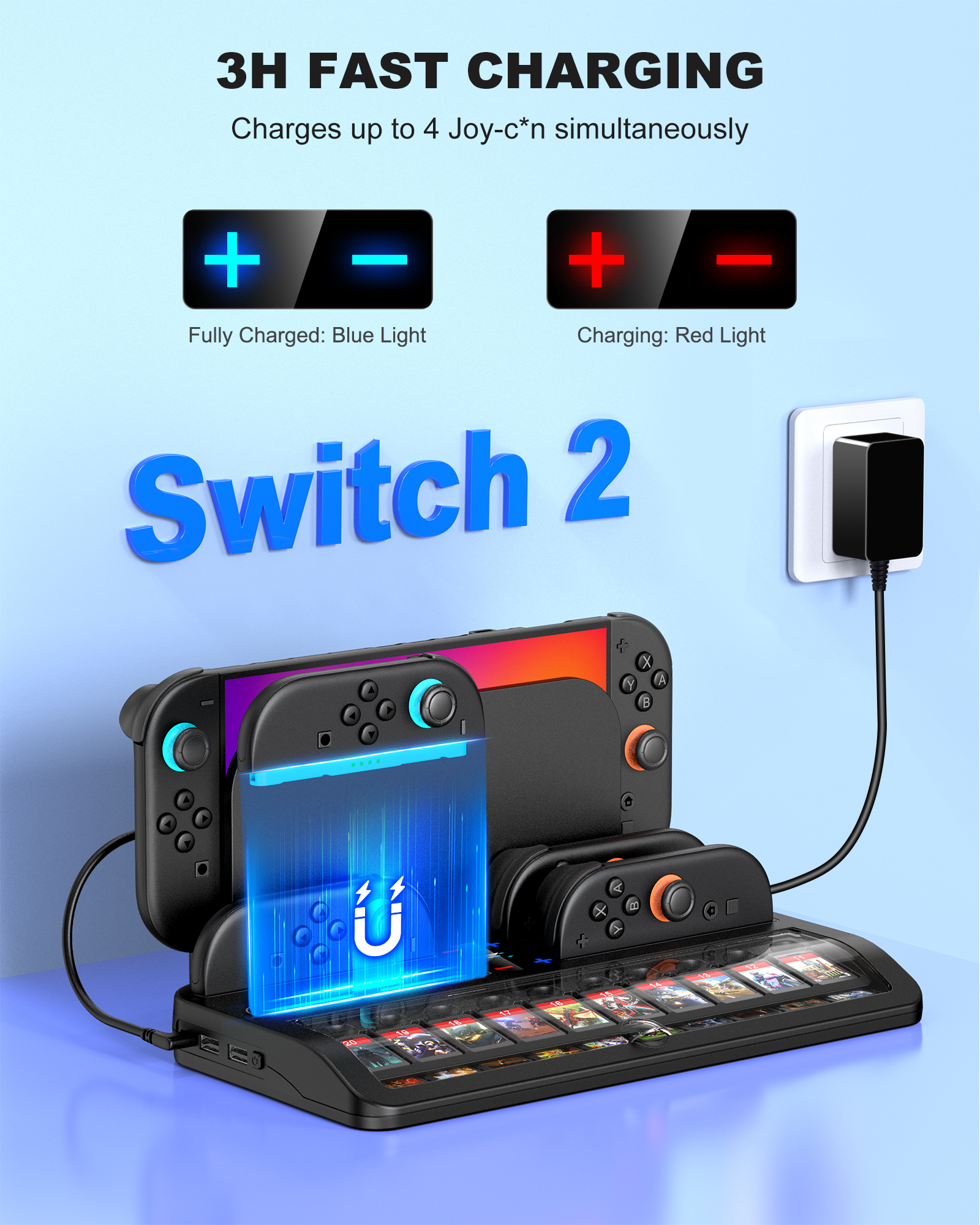 BEBONCOOL SC200 Switch2 Chargi - Party Games Switch 2 recensione e prezzo