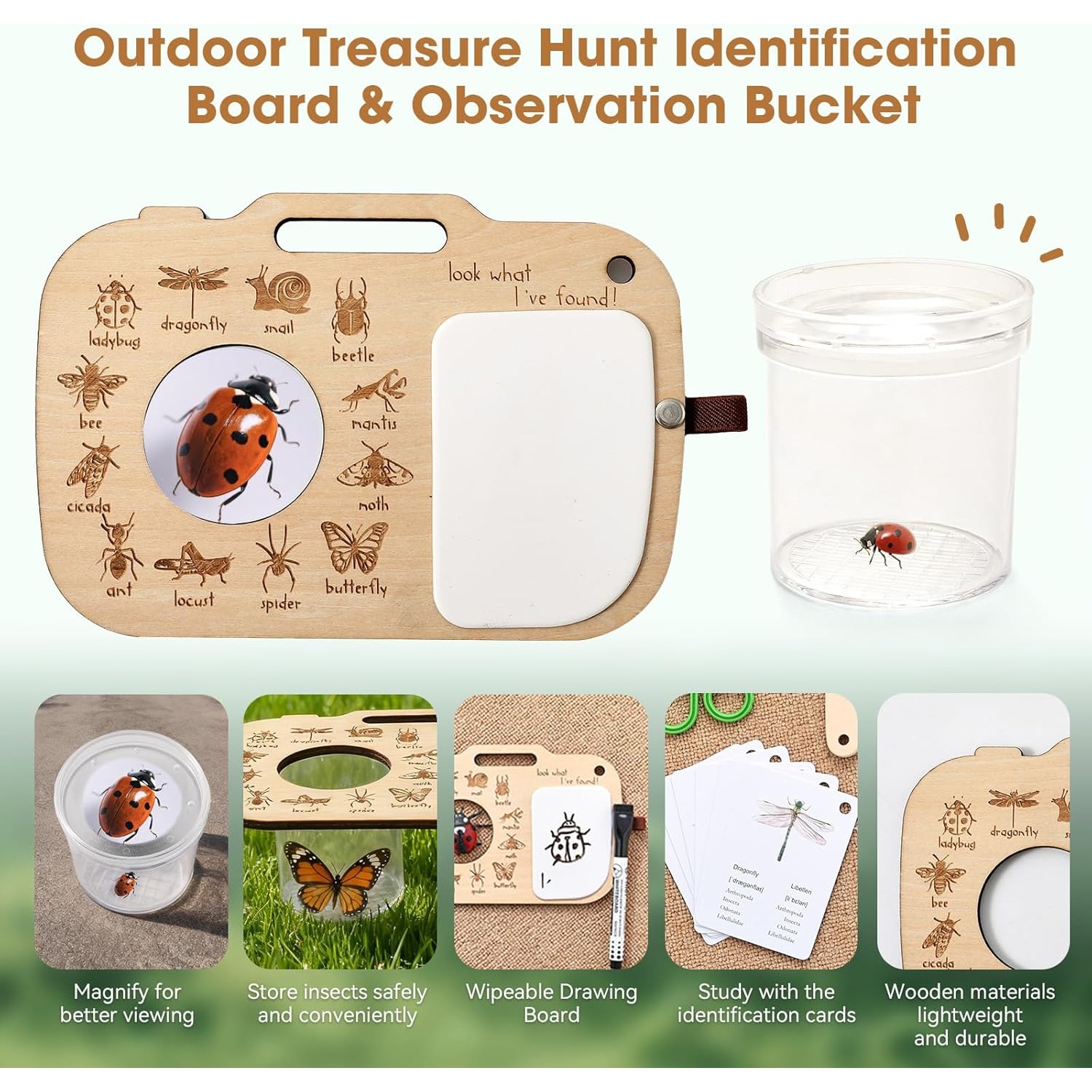 Bug Catcher Kit for Kids with  - Scavenger Hunt Card recensione e prezzo