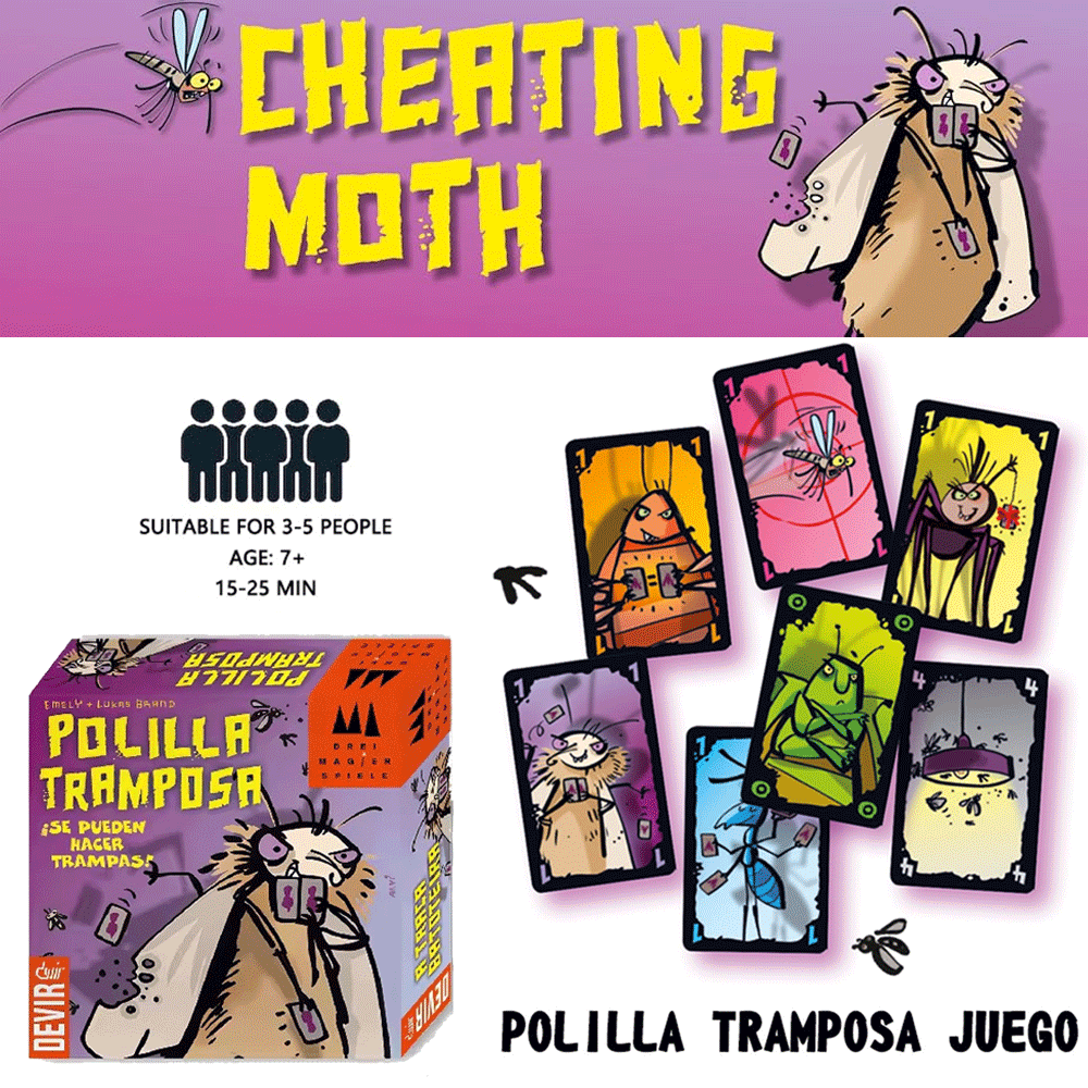 Polilla Tramposa Board Games T - Party Games Juego recensione e prezzo