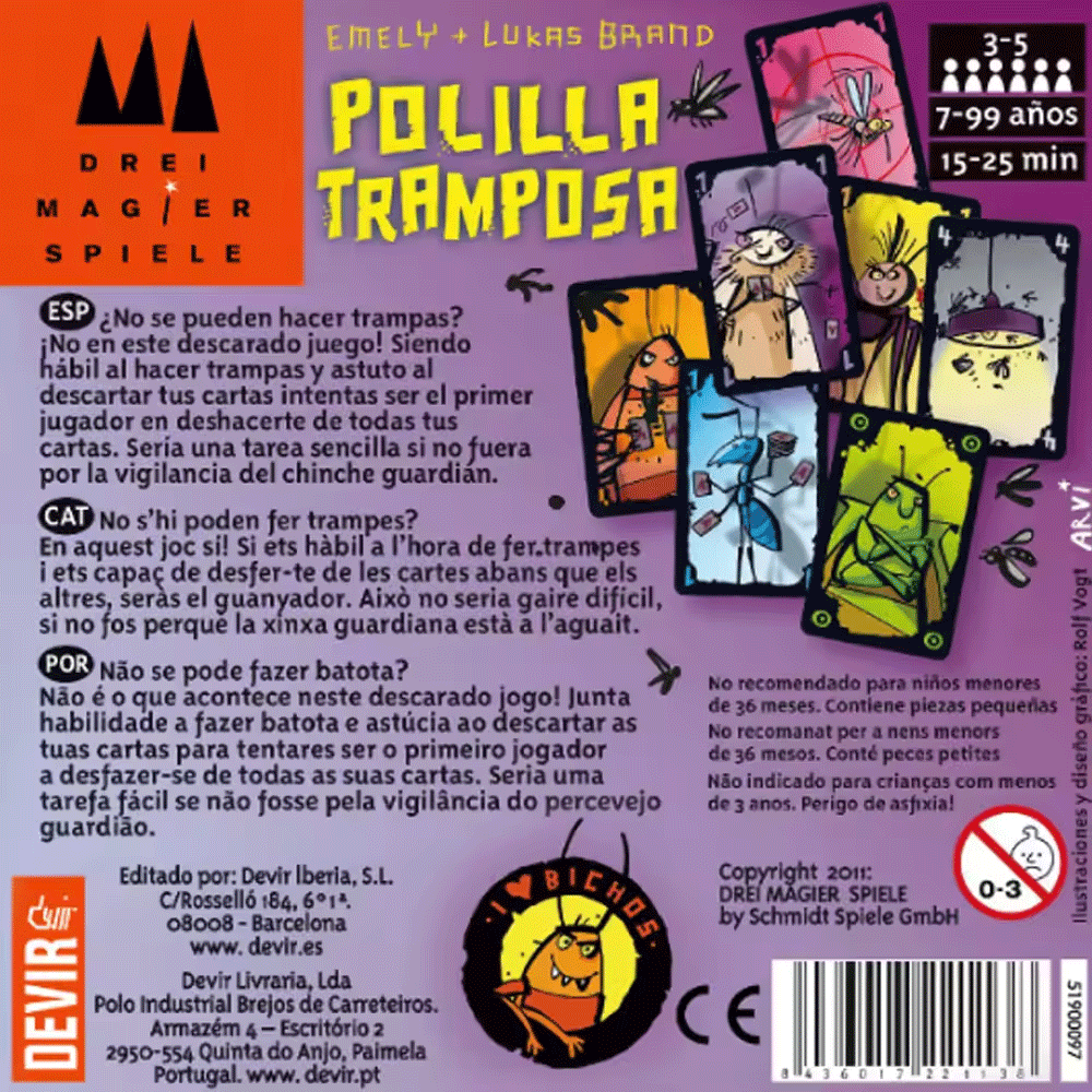 Polilla Tramposa Board Games T - Party Games Juego recensione e prezzo